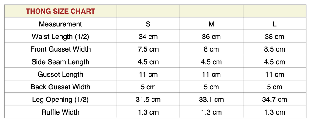 The Bridal Thong Trio