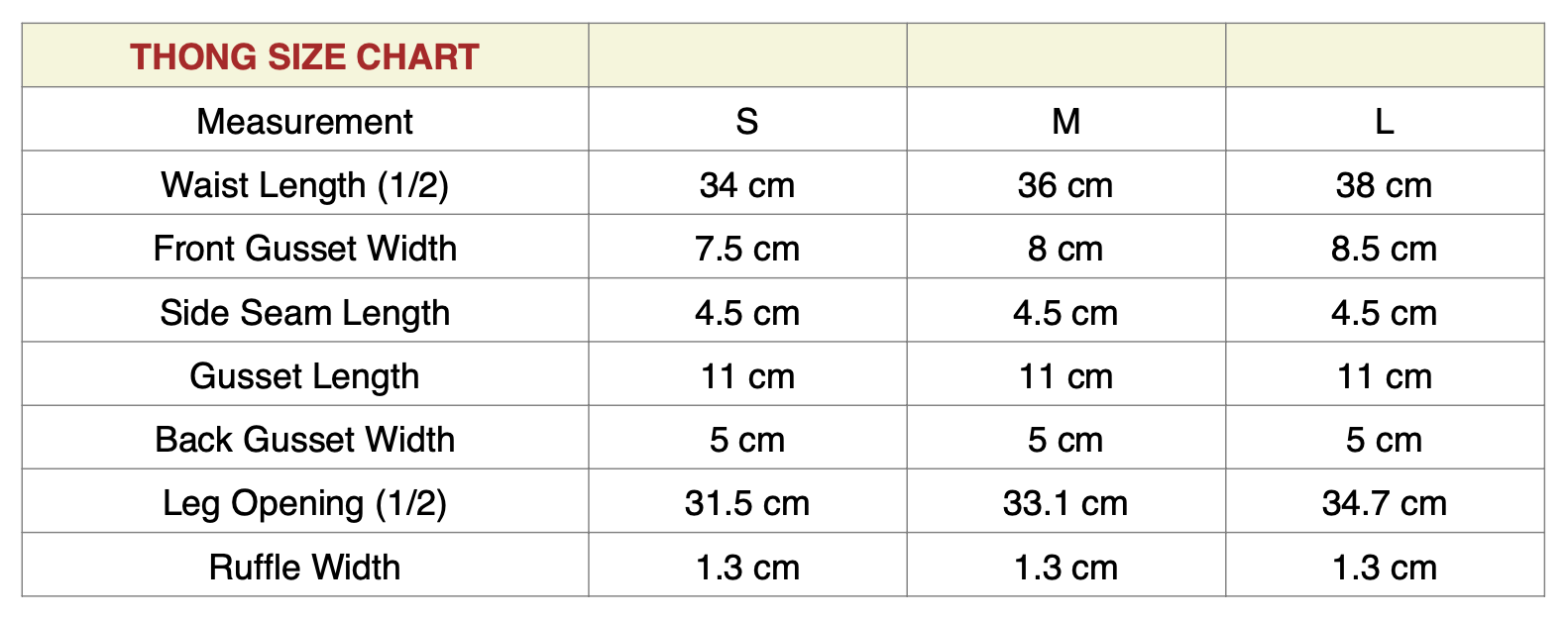 The Bridal Thong Trio